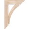 Ekena Millwork Thorton Traditional Smooth Bracket w/ Offset Brace, Douglas Fir, 5 1/2"W x 18"D x 26"H BKT0604X18X26THR01SDF - alternate 2